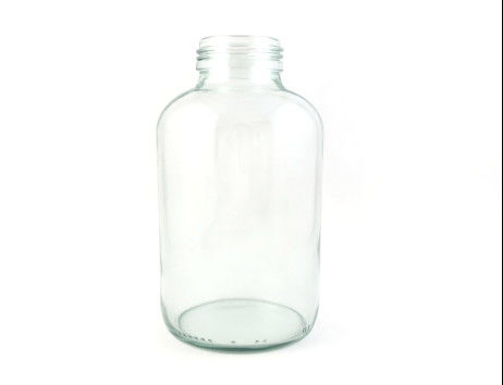 16 Oz Boston Round Glass Bottles 38-1650 Silk Screen Printing